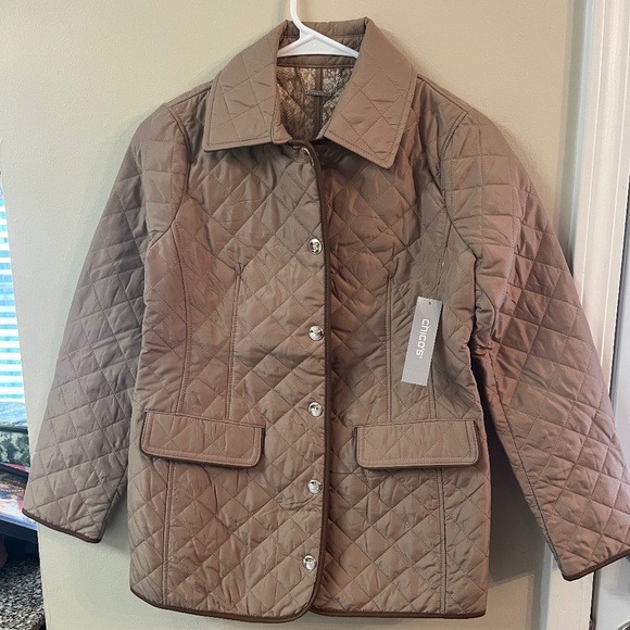 Chico's Jackets & Coats Chicos Quilted Jacket Poshmark
